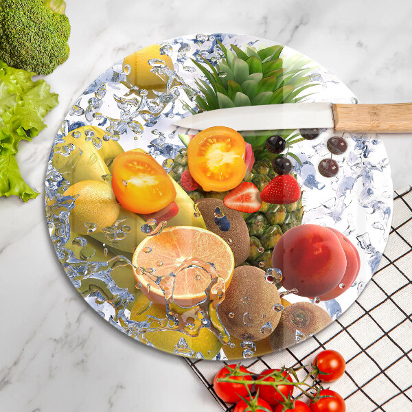 Protection plaque induction Fruits juteux et eau