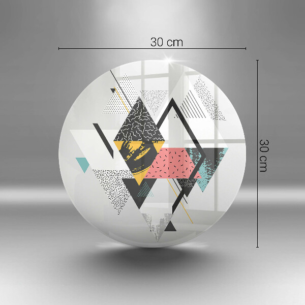 Protection plaque induction Triangles abstraits