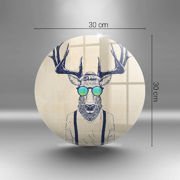 Protection plaque induction Illustration d'homme cerf