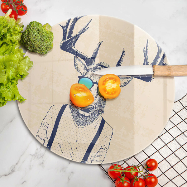 Protection plaque induction Illustration d'homme cerf