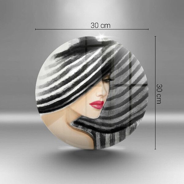 Protection plaque induction Femme au chapeau