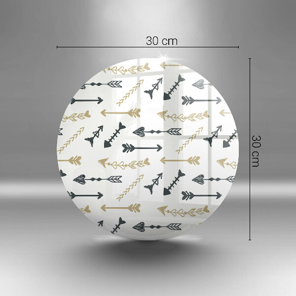 Protection plaque induction Modèle de flèches bohème