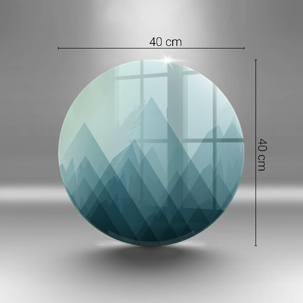 Protection plaque induction Montagnes abstraites