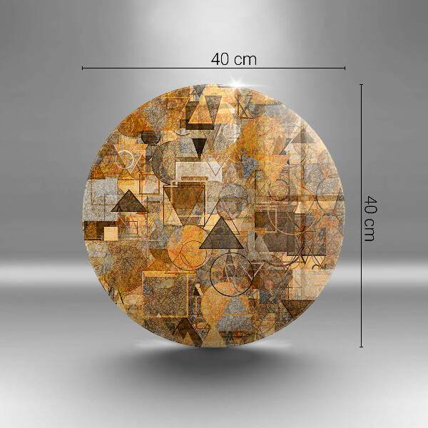 Protection plaque induction Modèle sans couture de figures géométriques