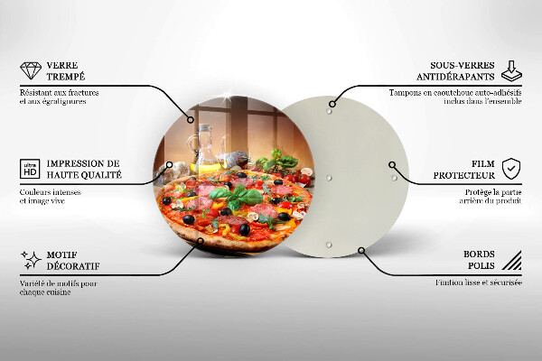 Protection plaque induction Pizza italienne
