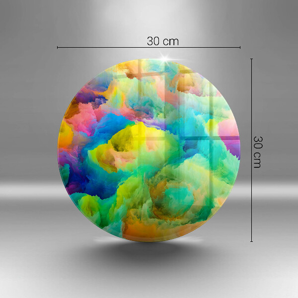 Protection plaque induction Abstraction colorée