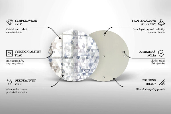 Protection plaque induction Modèle de triangles