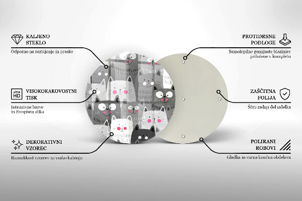 Protection plaque induction Illustration de chats