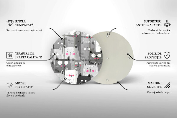 Protection plaque induction Illustration de chats