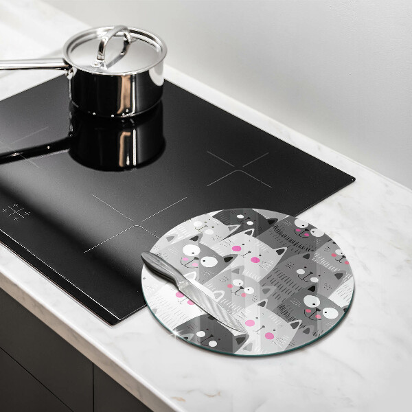 Protection plaque induction Illustration de chats