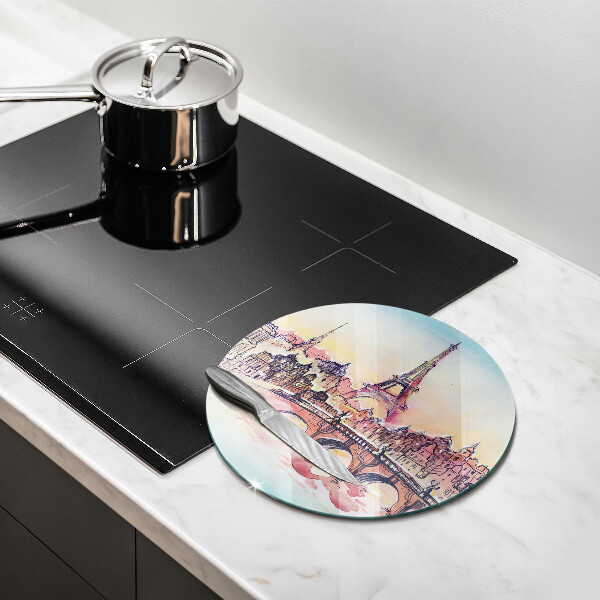 Protection plaque induction Paysage de Paris Tour Eiffel