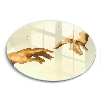 Protection plaque induction Création des mains d'Adam