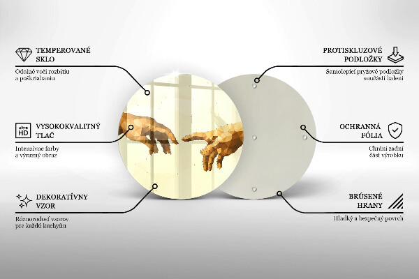 Protection plaque induction Création des mains d'Adam