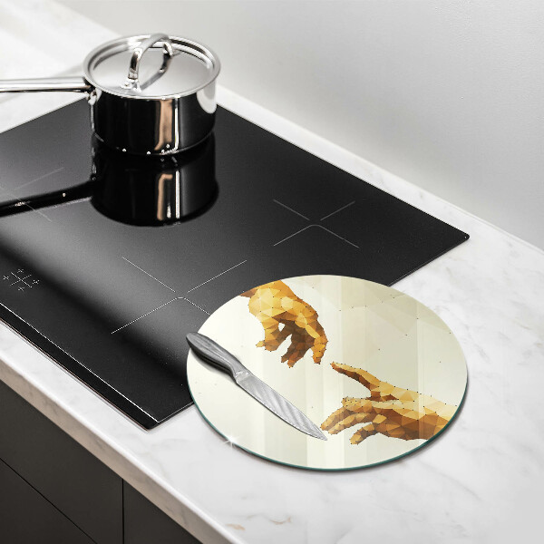 Protection plaque induction Création des mains d'Adam