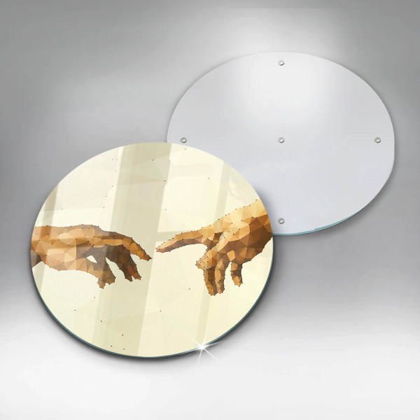 Protection plaque induction Création des mains d'Adam