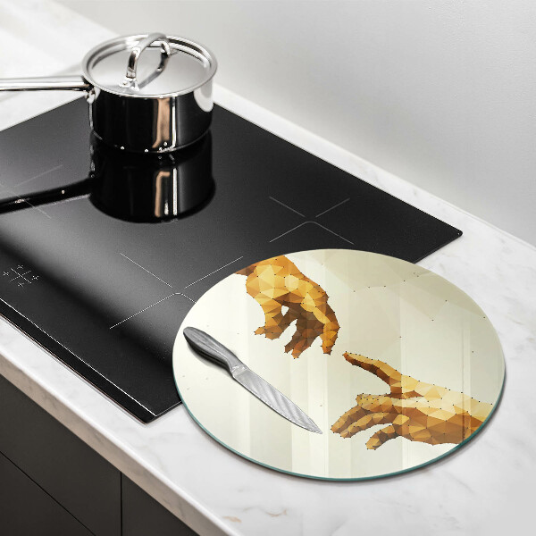 Protection plaque induction Création des mains d'Adam