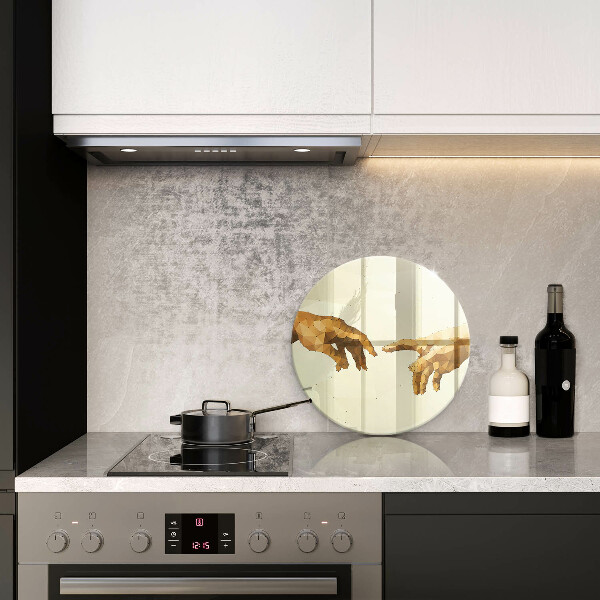 Protection plaque induction Création des mains d'Adam