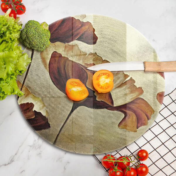 Protection plaque induction Fleurs de bohème peintes