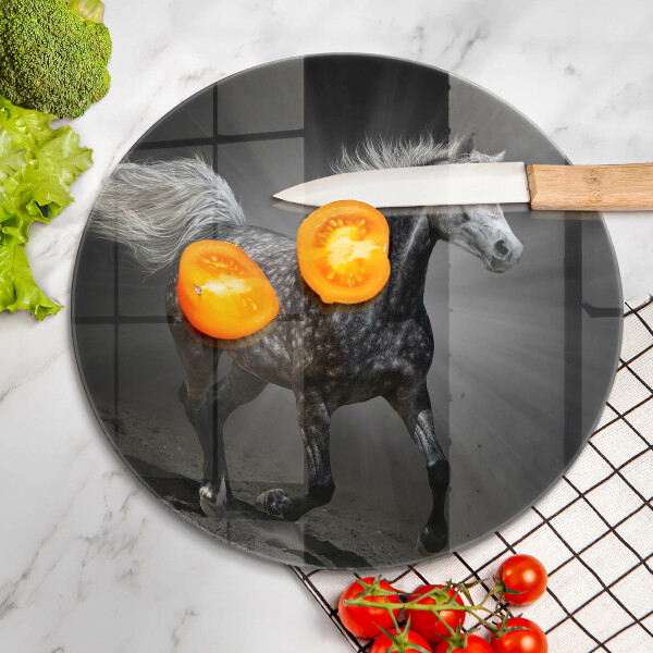 Protection plaque induction Cheval au galop