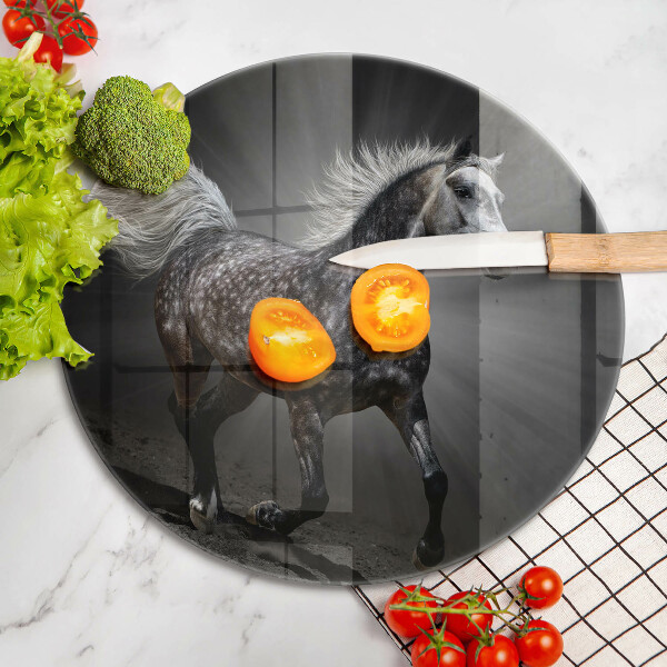 Protection plaque induction Cheval au galop