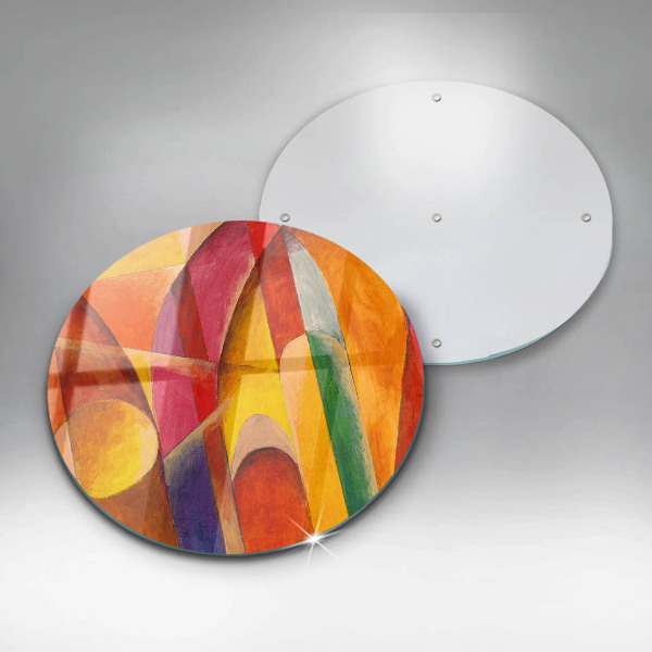 Protection plaque induction Abstraction colorée