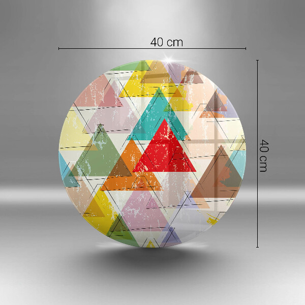 Protection plaque induction Triangles peints