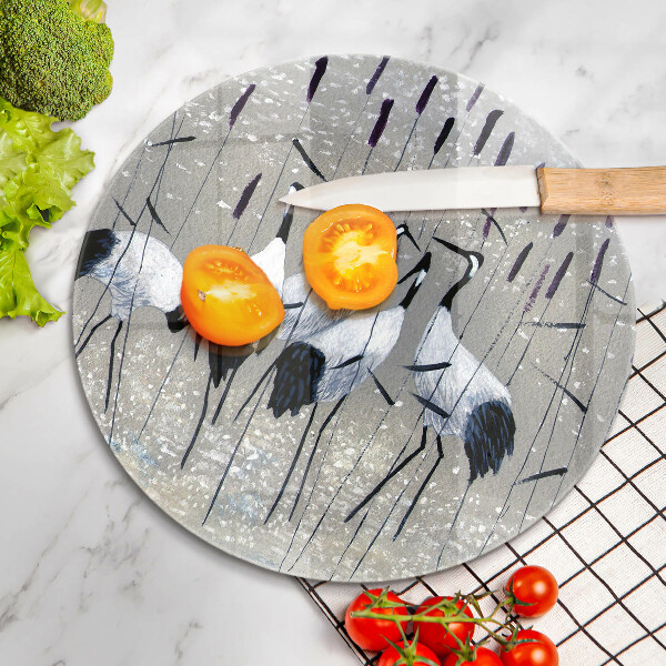 Protection plaque induction Grues japonaises