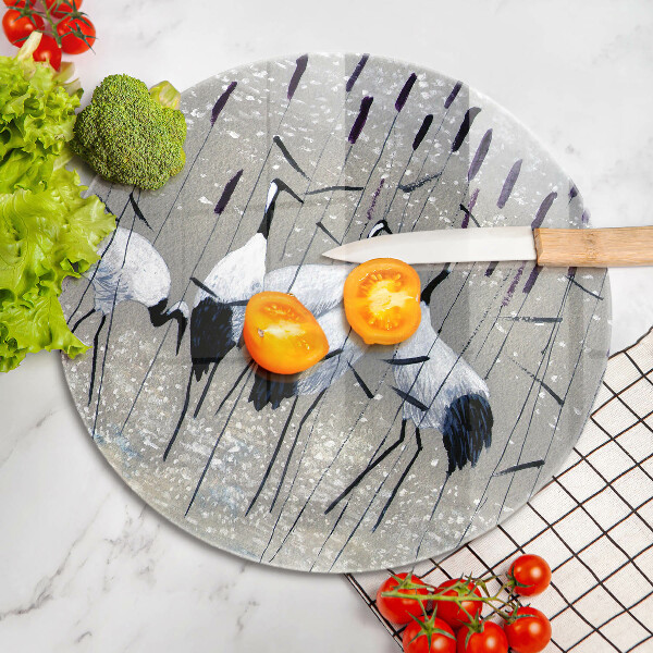 Protection plaque induction Grues japonaises