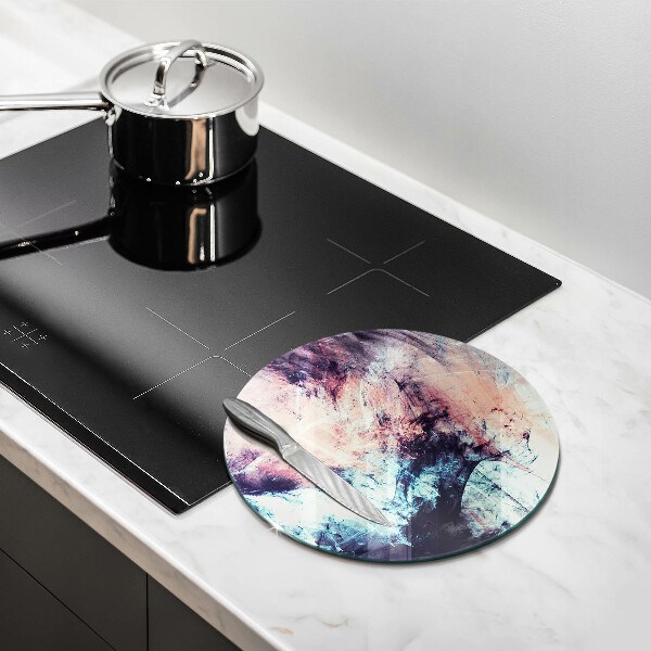 Protection plaque induction Abstraction peinte