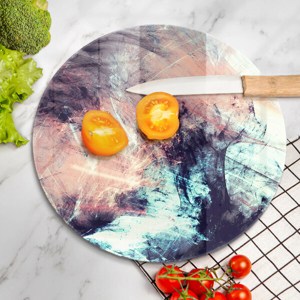 Protection plaque induction Abstraction peinte