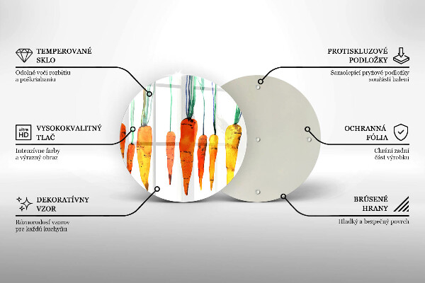 Protection plaque induction Illustration de carotte