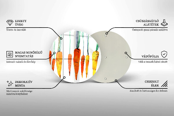 Protection plaque induction Illustration de carotte