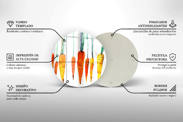 Protection plaque induction Illustration de carotte