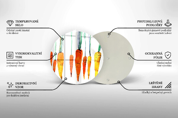 Protection plaque induction Illustration de carotte