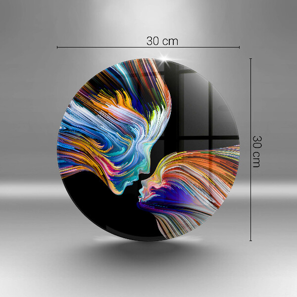 Protection plaque induction Baiser abstraction