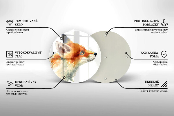 Protection plaque induction Renard peint