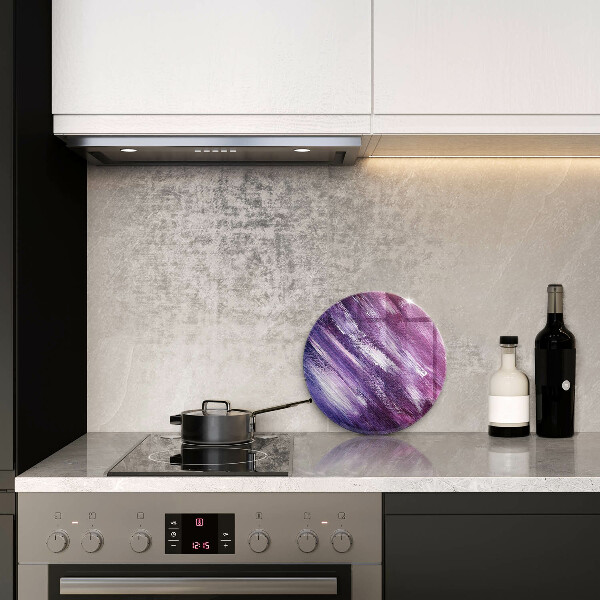 Protection plaque induction Peinture abstraite