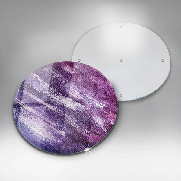 Protection plaque induction Peinture abstraite