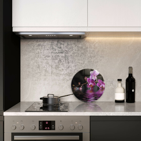 Protection plaque induction Eau zen d'orchidée