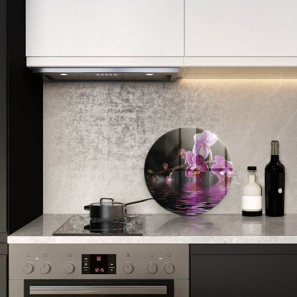 Protection plaque induction Eau zen d'orchidée