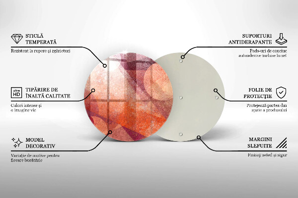 Protection plaque induction Art abstrait