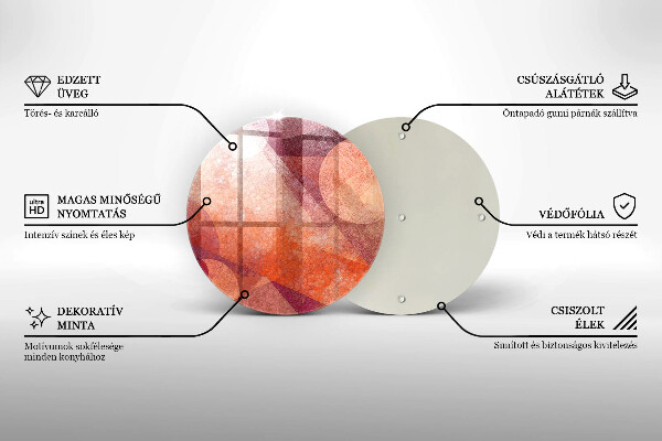 Protection plaque induction Art abstrait