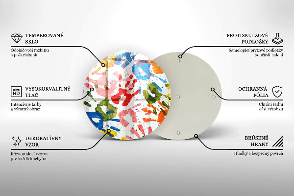 Protection plaque induction Traces de mains d'enfants