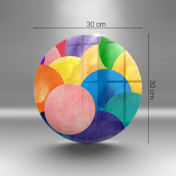 Protection plaque induction Cercles colorés