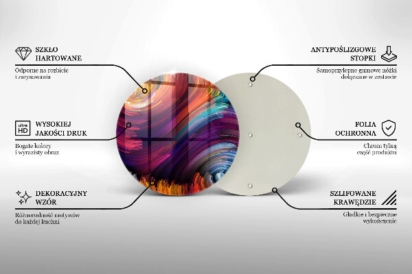 Protection plaque induction Des reflets colorés