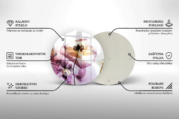 Protection plaque induction Fleurs délicates