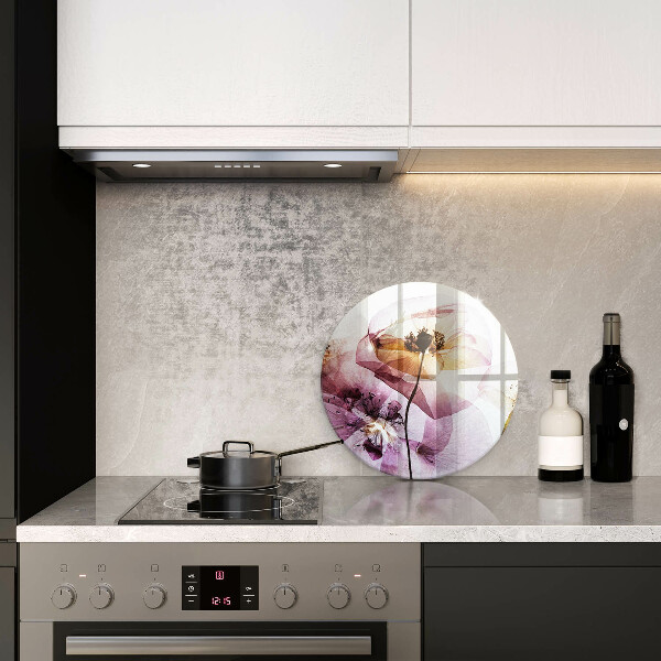 Protection plaque induction Fleurs délicates