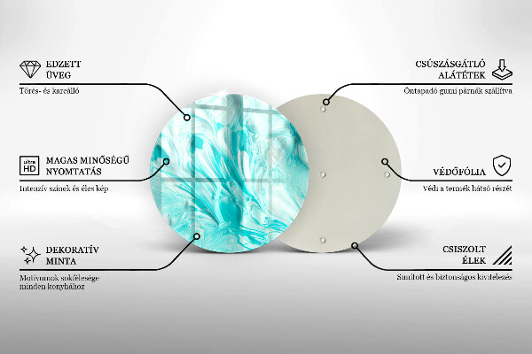 Protection plaque induction Peintures abstraites