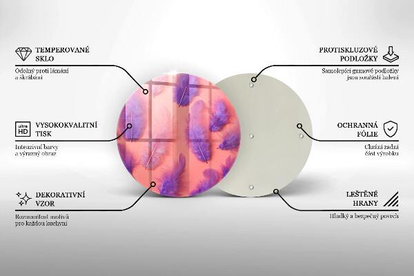 Protection plaque induction Plumes moelleuses