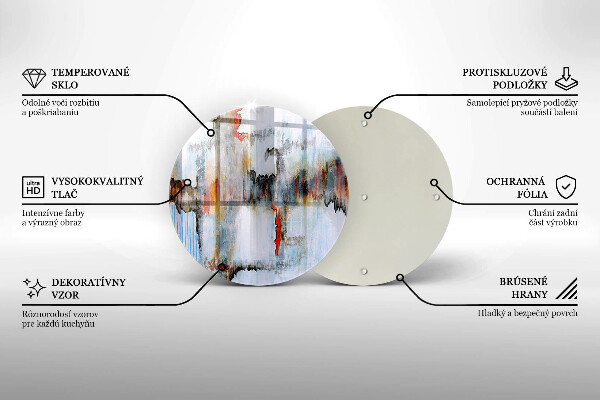 Protection plaque induction Peintures abstraites